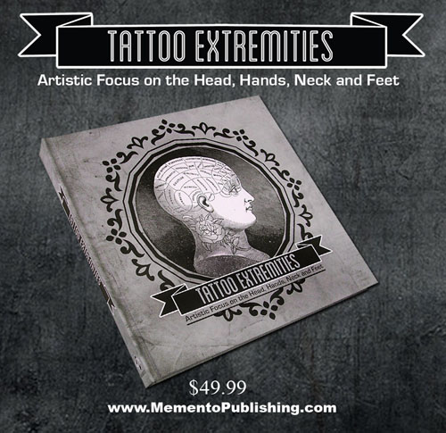 Tattoo heads hand and feet
